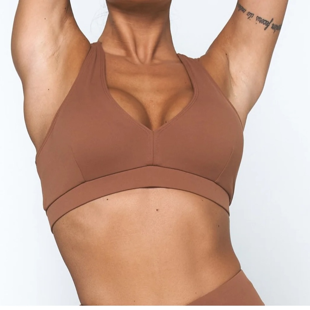 Mocha brown workout set
